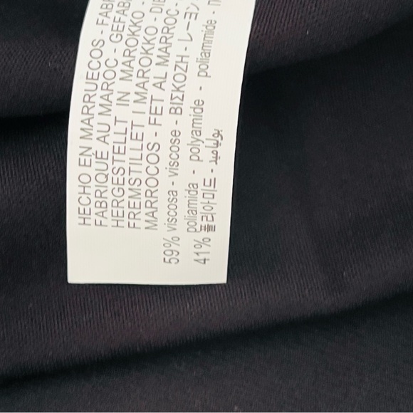 NWT Zara black voluminous short dress M - Picture 9 of 9